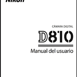 Manual de Camara Nikon D810