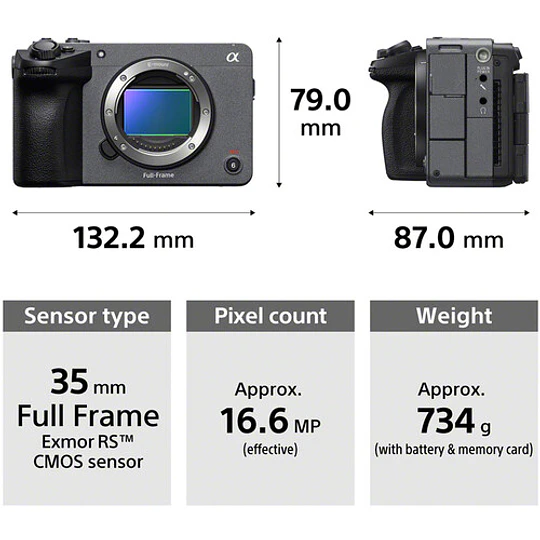 Arriendo de Cámara Sony FX5 Cinema (solo cuerpo)