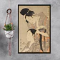 El peinado - Kitagawa Utamaro - Miniatura 4