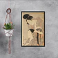 El peinado - Kitagawa Utamaro - Miniatura 3