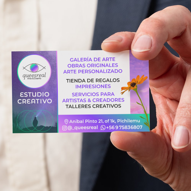 Tarjeta de Presentación 2 Caras 7x5 cm en Papel Semibrillante 250 gr 1