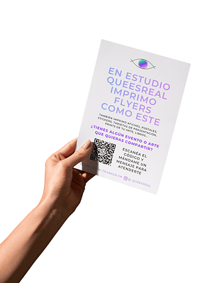 Flyer 1 Cara 10,5x14,5 en Papel Brillante 135 gr