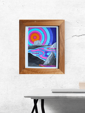 Artardecer Mágico 32.5 x 39 cm