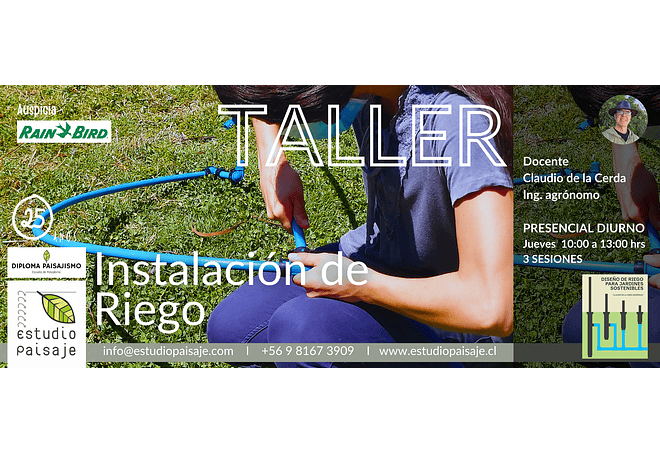 Taller de Instalación de Riego para Jardines