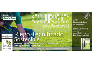 RIEGO TECNIFICADO SOSTENIBLE DE JARDINES PÚBLICOS Y PRIVADOS