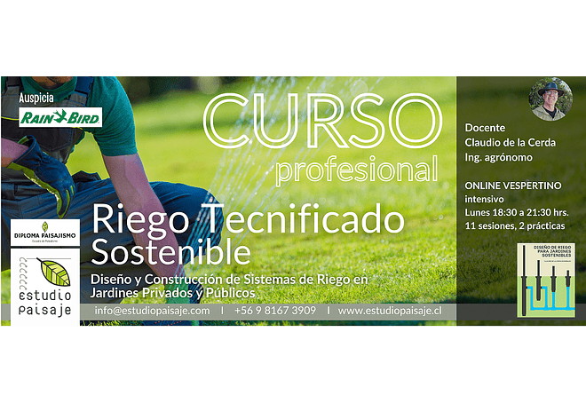 RIEGO TECNIFICADO SOSTENIBLE DE JARDINES PÚBLICOS Y PRIVADOS