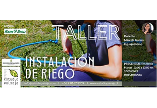 TALLER DE INSTALACIÓN DE RIEGO PARA JARDINES