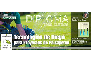 Diploma Tecnologías de Riego para Proyectos de Paisajismo 