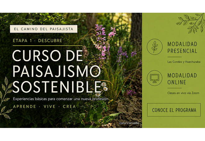 PAISAJISMO SOSTENIBLE 2026