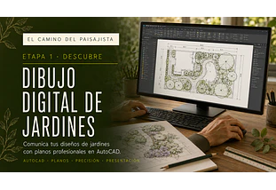 DIBUJO DIGITAL DE  JARDINES: dibuja tus proyectos con AutoCAD
