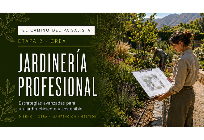 JARDINERÍA PROFESIONAL estrategias avanzadas para un jardín eficiente y sostenible