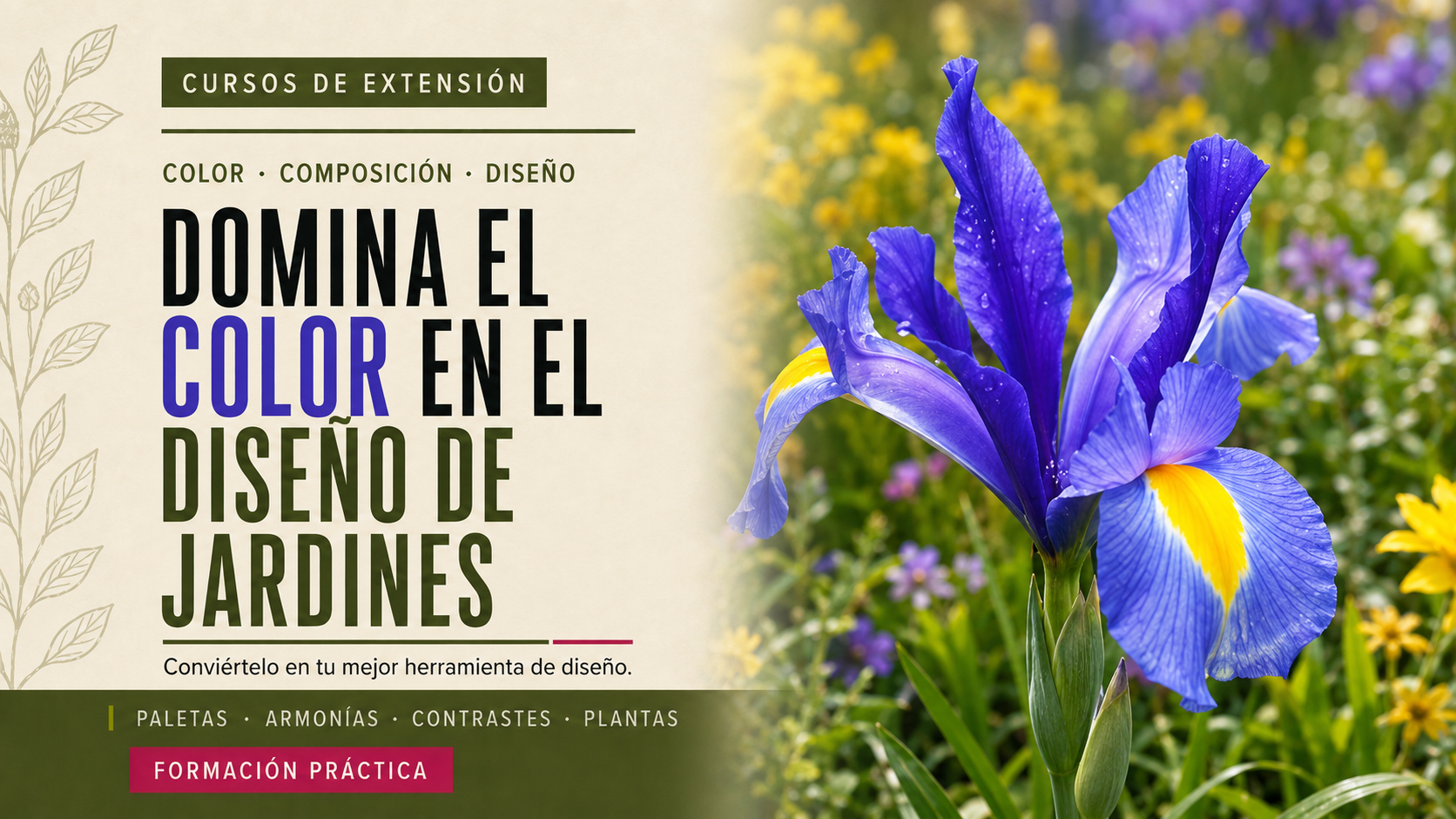 COLOR EN DISEÑO DE JARDINES