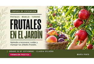 FRUTALES en el JARDÍN O PARCELA
