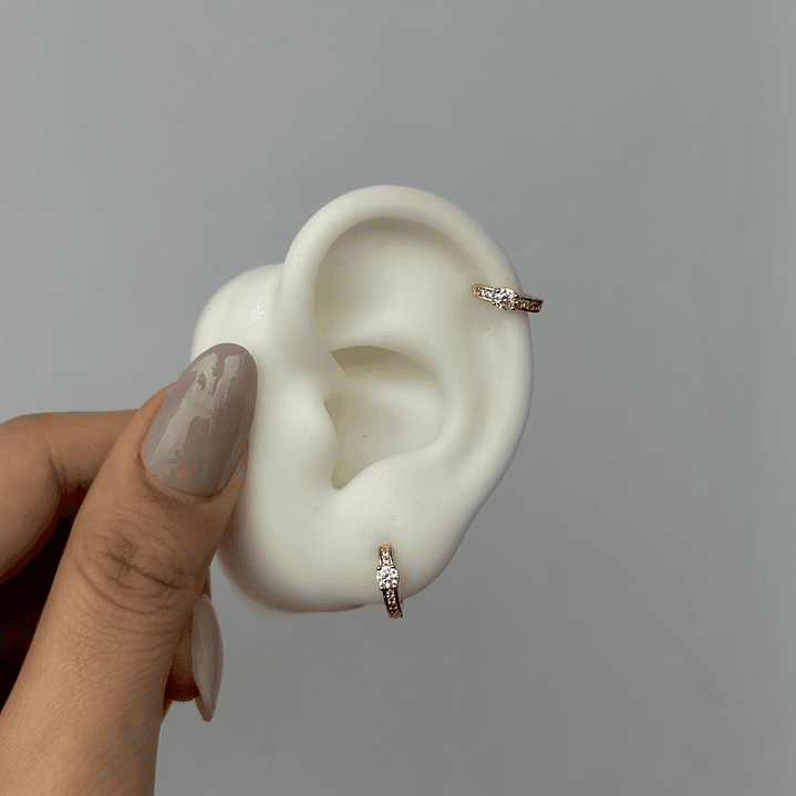 Camille mini hoop 9mm 2