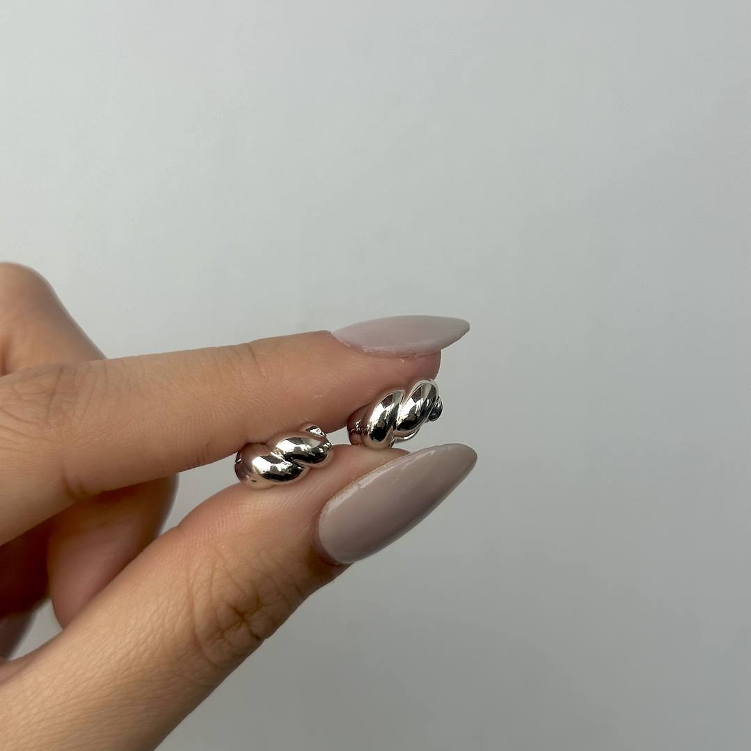 Mini croissant silver 7mm 1