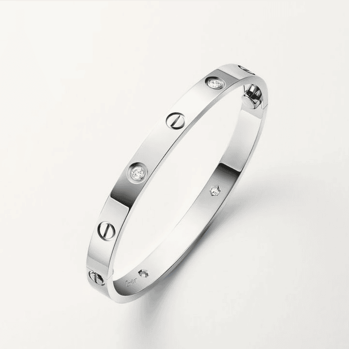 Love Cartier 4d Silver 4