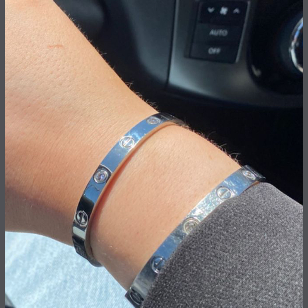 Love Cartier 4d Silver 5