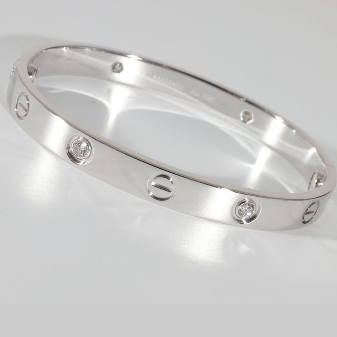 Love Cartier 4d Silver 3