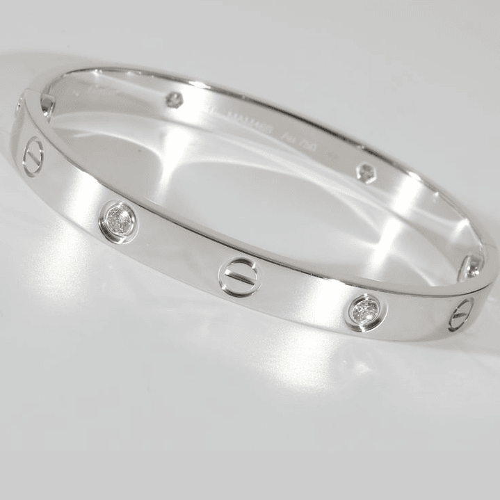 Love Cartier 4d Silver 3