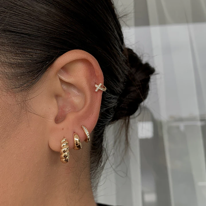 Croissant hoops 12mm 3