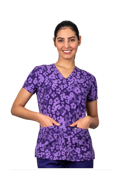 Pechera Clínica Morada Koi