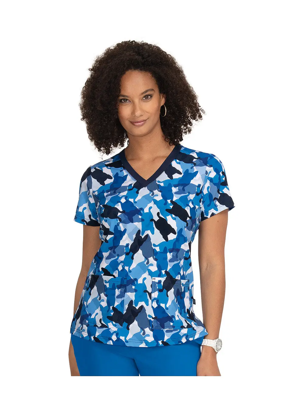 Pechera Clínica Azul Koi 1
