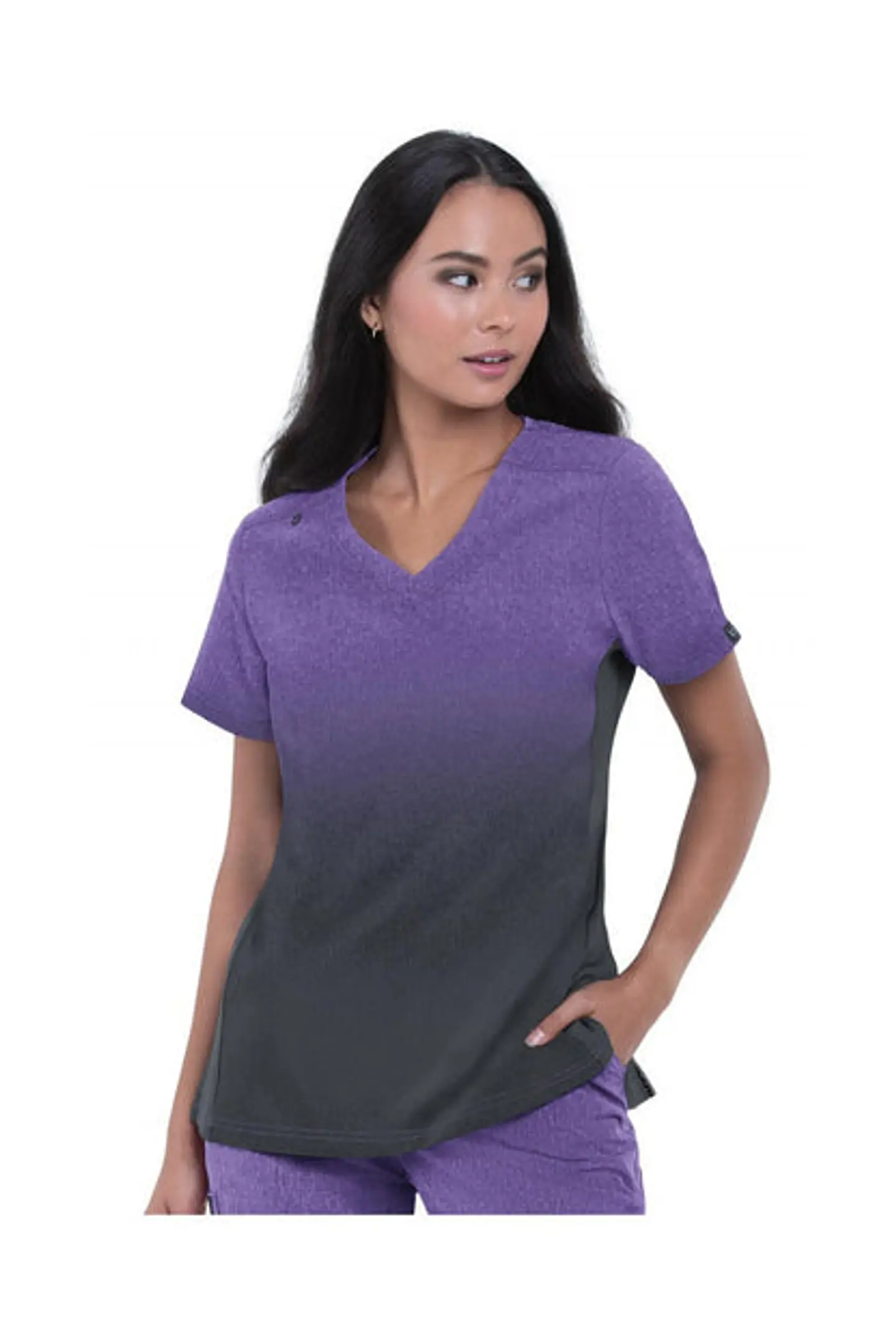Pechera Clínica Degradé Morado Koi 1