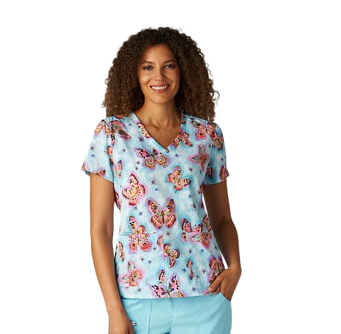 Pechera Clínica Mariposas Celeste Koi