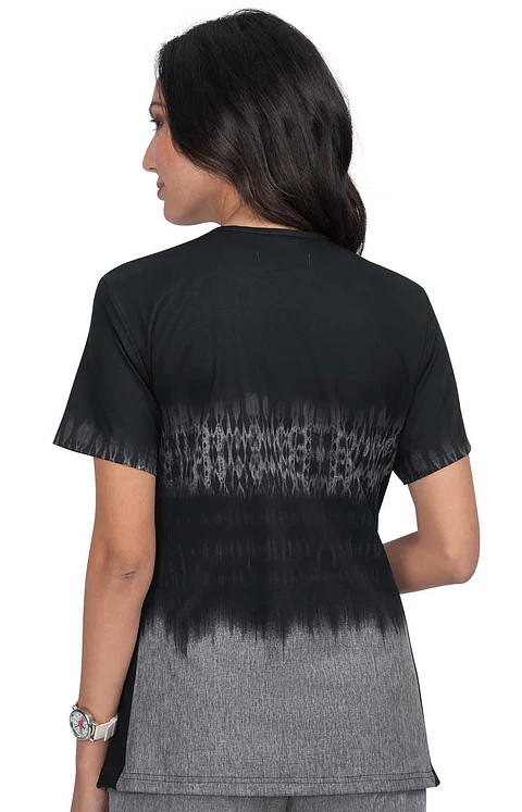 Pechera Clínica marca KOI gris con negro