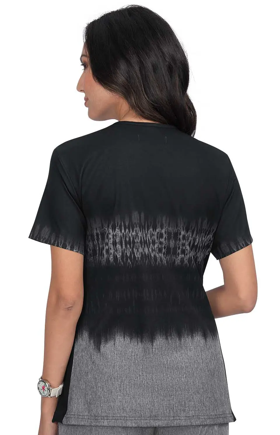 Pechera Clínica marca KOI gris con negro 2