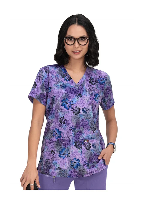 Pechera Clínica Morada Koi