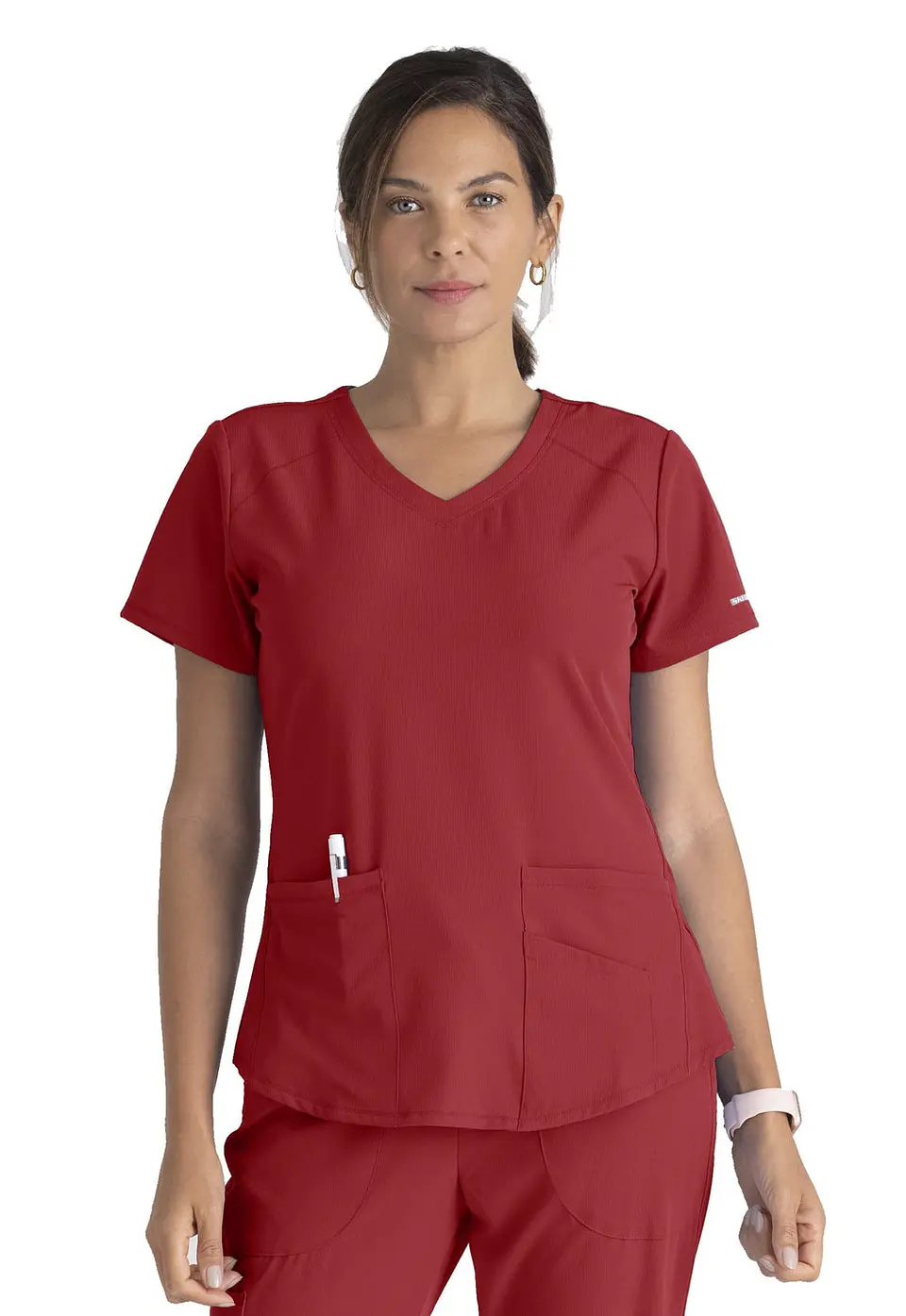 Pechera Clínica Mujer Roja Skechers 1