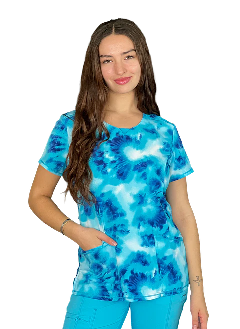 Pechera Clínica Mujer Estampada Cherokee