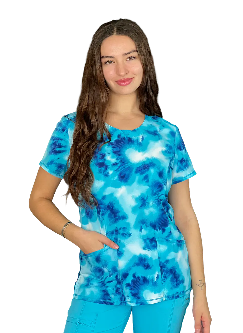 Pechera Clínica Mujer Estampada Cherokee 1