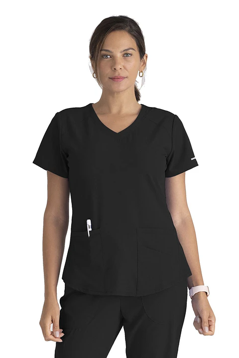 Pechera Clínica Mujer Negro Skechers