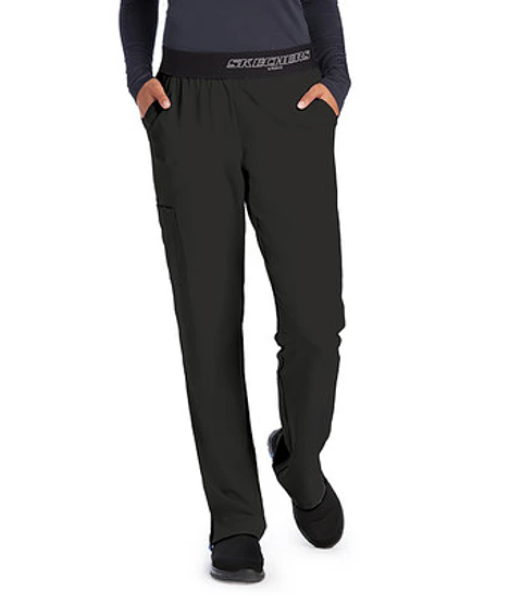 Pantalón Clínico Mujer Negro Skechers