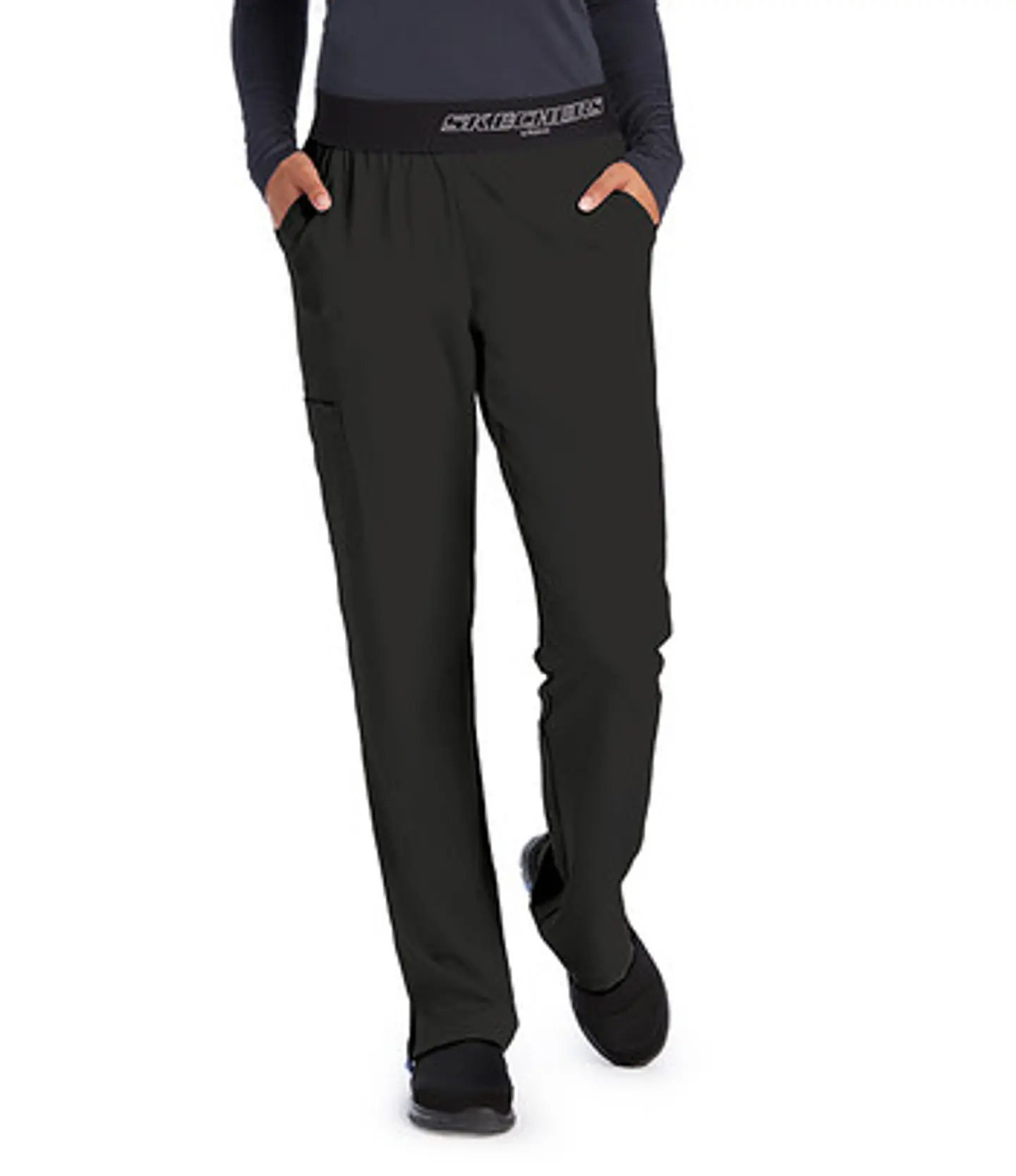 Pantalón Clínico Mujer Negro Skechers 1