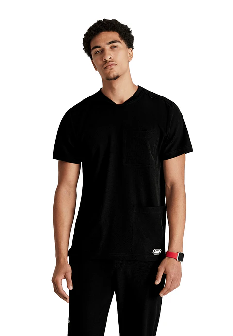 Pechera Clínica Hombre Negro Skechers