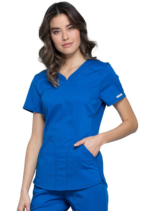 Pechera Clínica Mujer Azul Rey Cherokee