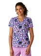 Pechera Clínica Mujer Estampada Koi - Miniatura 2
