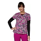 Pechera Clínica Mujer Estampada Koi - Miniatura 1
