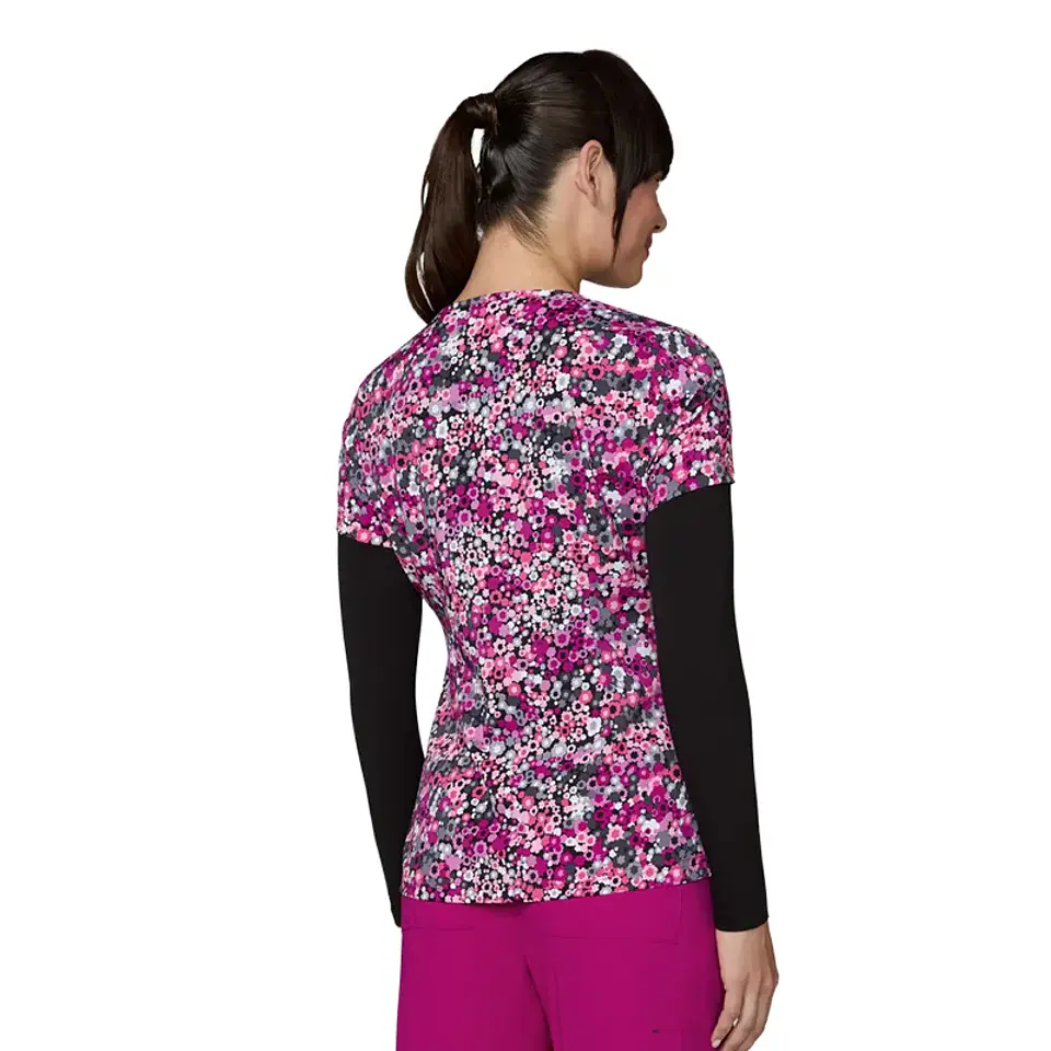 Pechera Clínica Mujer Estampada Koi 2
