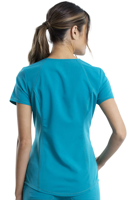Pechera Clínica Mujer Azul Turquesa Cherokee