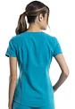 Pechera Clínica Mujer Azul Turquesa Cherokee - Miniatura 2