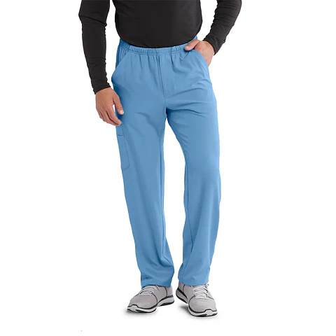 Pantalón Clínico Hombre Celeste Skechers
