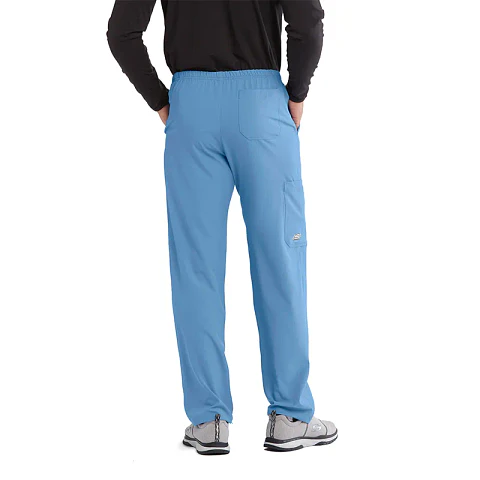 Pantalón Clínico Hombre Celeste Skechers