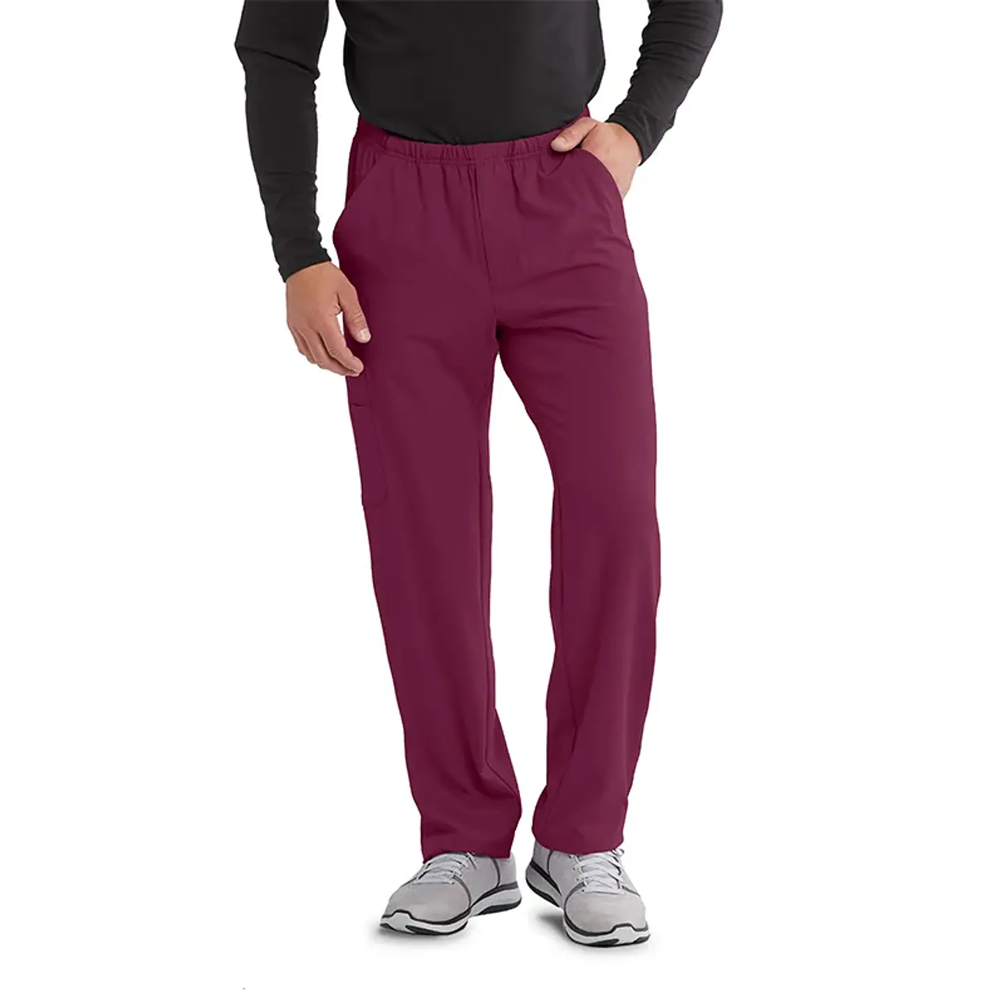 Pantalón Clínico Hombre Burdeo Skechers 1