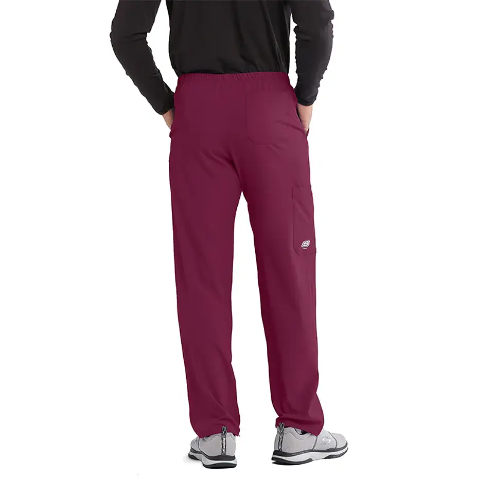 Pantalón Clínico Hombre Burdeo Skechers 2