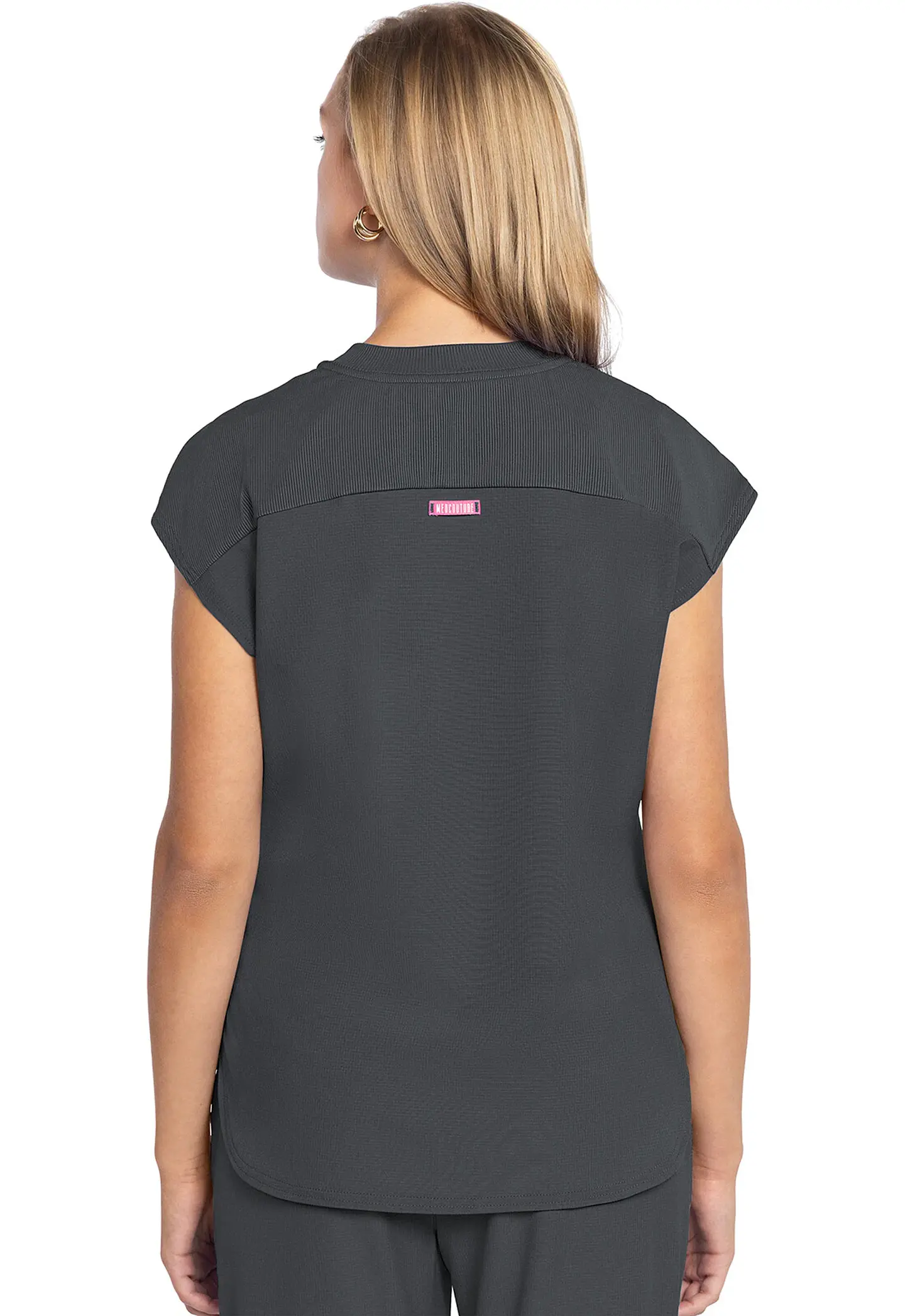 Top clínico mujer AMP Pewter 3
