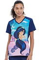 Top clínico estampado Jasmine Nights - Miniatura 1
